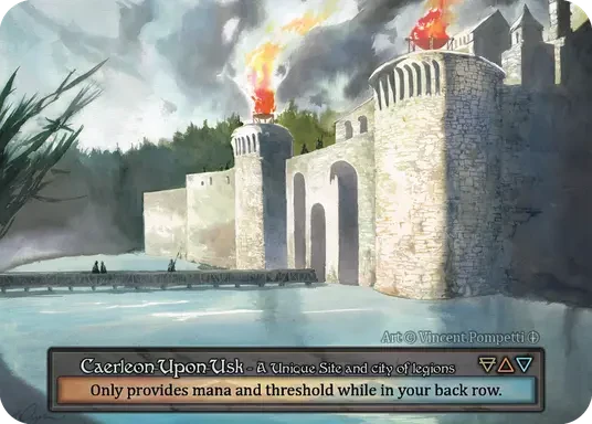 (FOIL) Caerleon-Upon-Usk - Arthurian Legends - NM