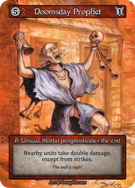 doomsday mtg card Doomsday Prophet - Beta - NM