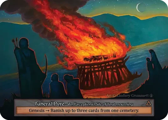 (FOIL) Funeral Pyre - Arthurian Legends - NM