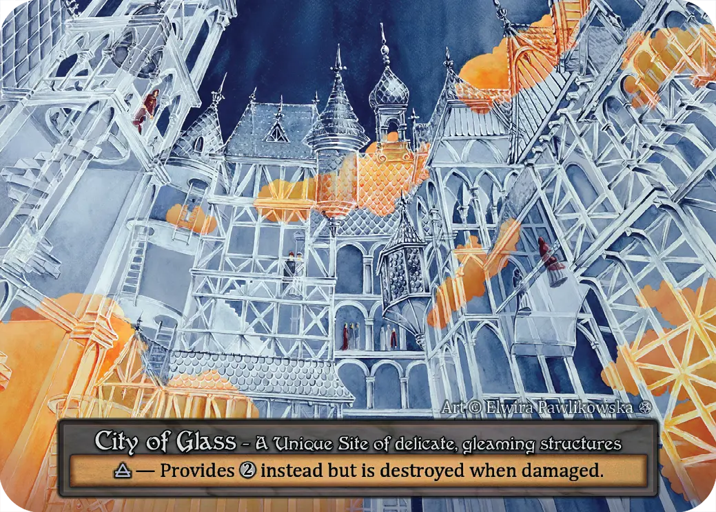 (FOIL) City of Glass - Gothic - NM
