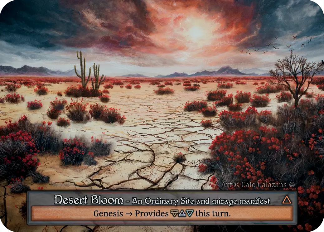 (FOIL) Desert Bloom - Gothic - NM