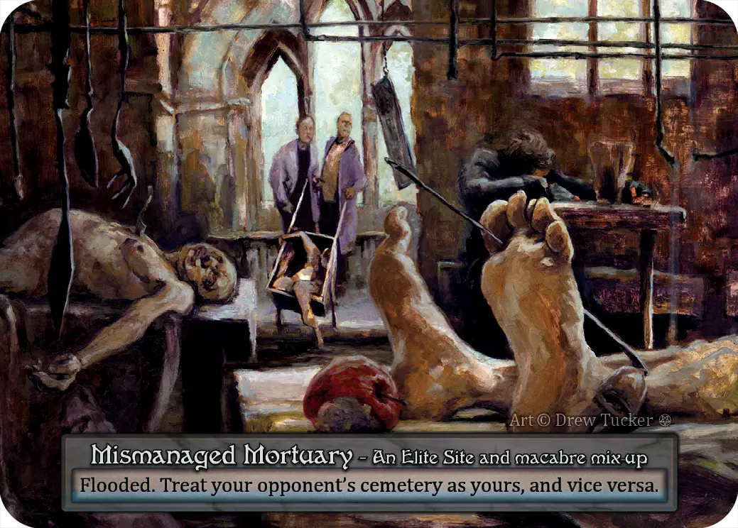 (FOIL) Mismanaged Mortuary - Gothic - NM