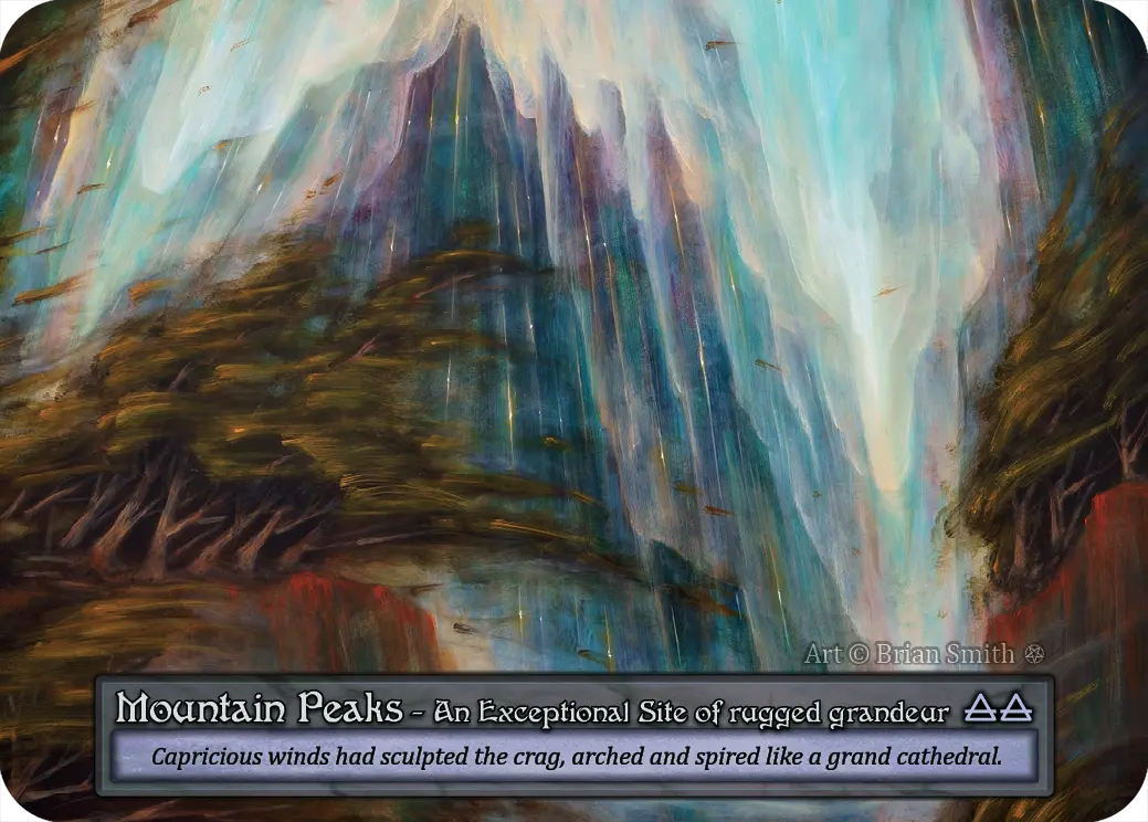 (FOIL) Mountain Peaks - Gothic - NM