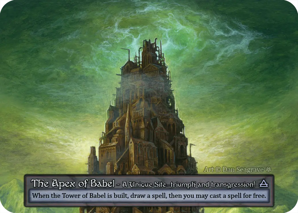 (FOIL) The Apex of Babel - Gothic - NM