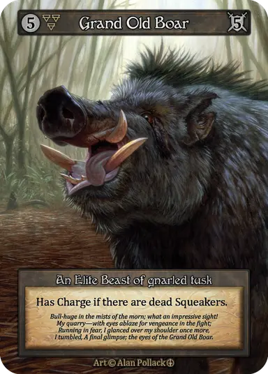 (FOIL) Grand Old Boar - Arthurian Legends - NM