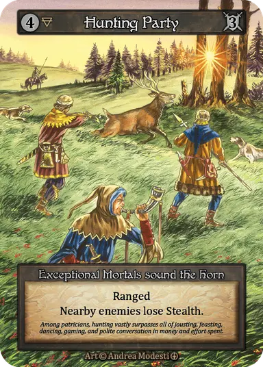 (FOIL) Hunting Party - Arthurian Legends - NM