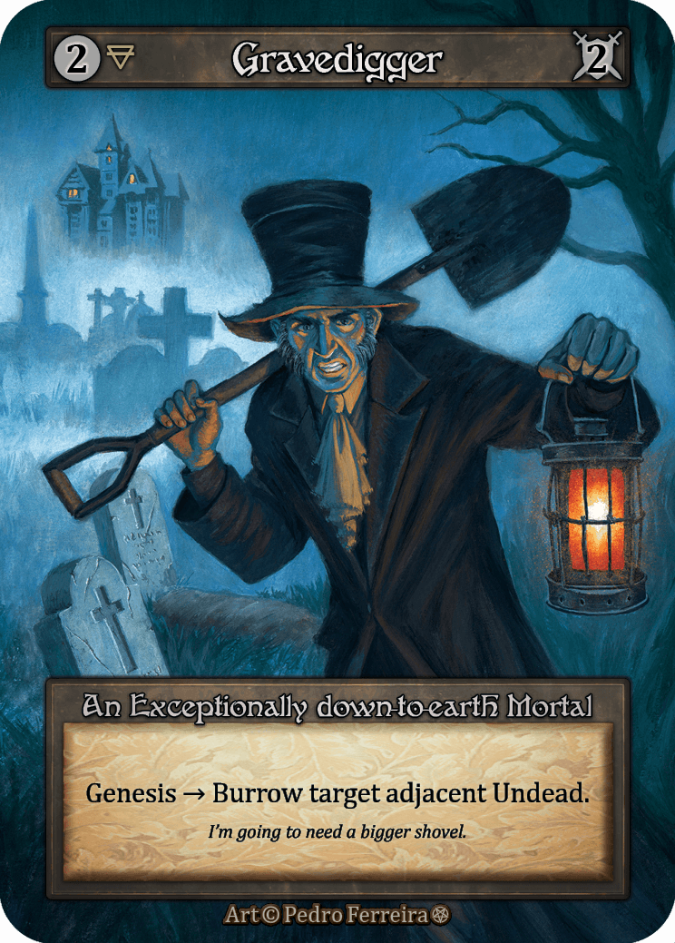 (FOIL) Gravedigger - Gothic - NM