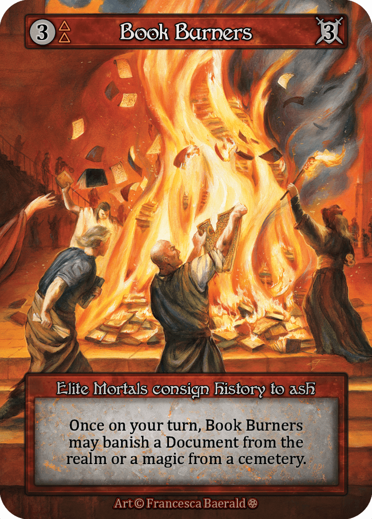 (FOIL) Book Burners - Gothic - NM