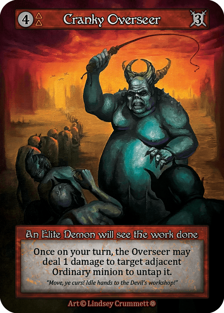 (FOIL) Cranky Overseer - Gothic - NM