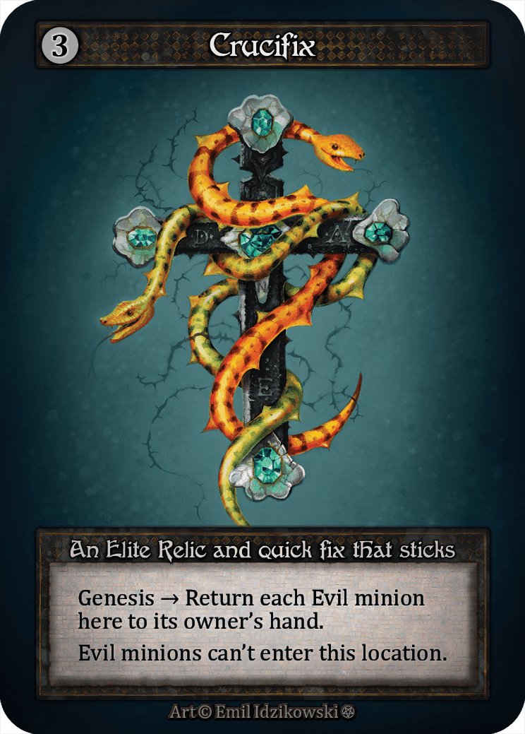 (FOIL) Crucifix - Gothic - NM