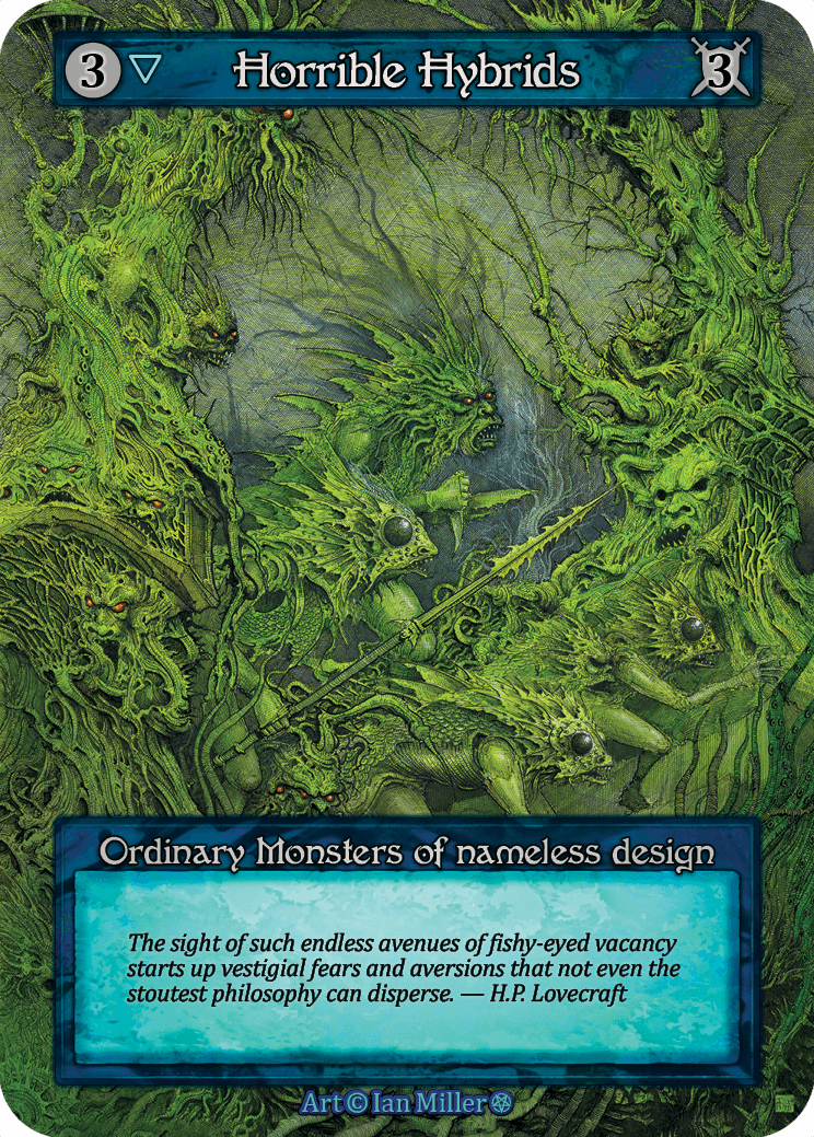 (FOIL) Horrible Hybrids - Gothic - NM
