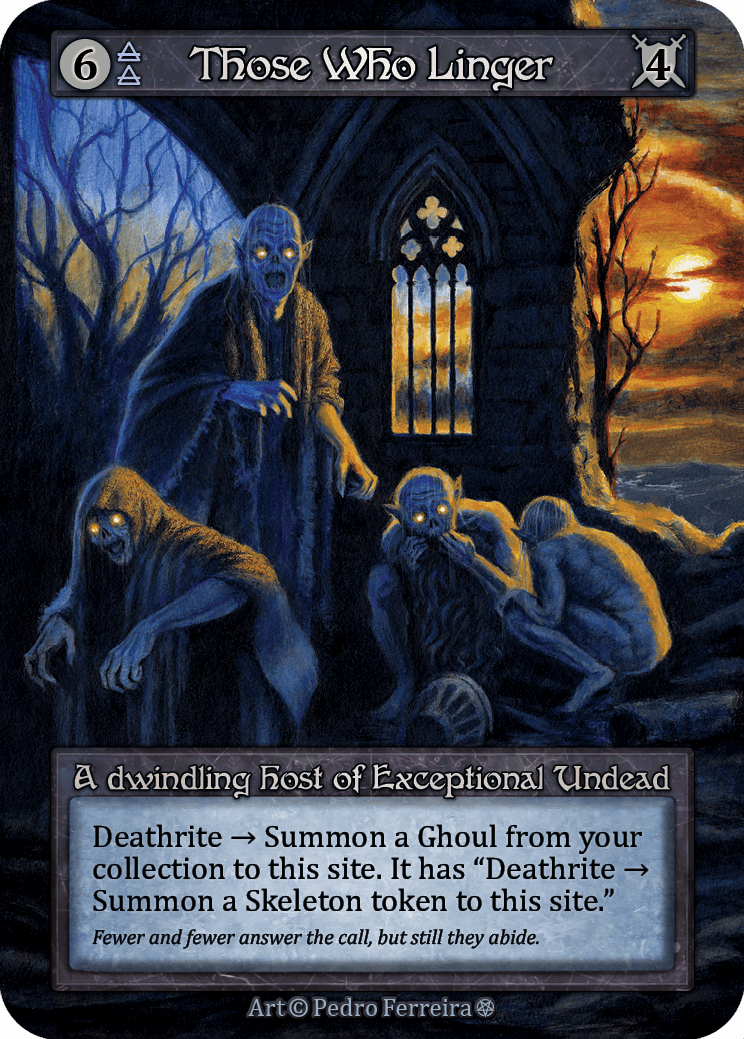 (FOIL) Those Who Linger - Gothic - NM