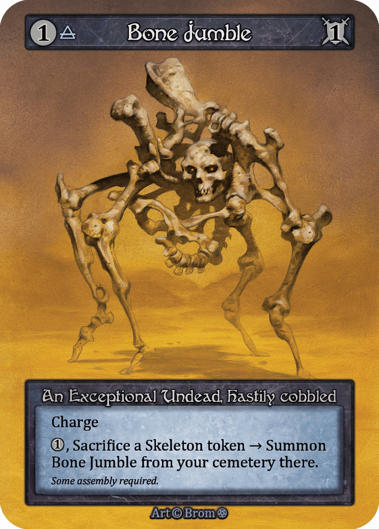 Bone Jumble - Gothic - NM