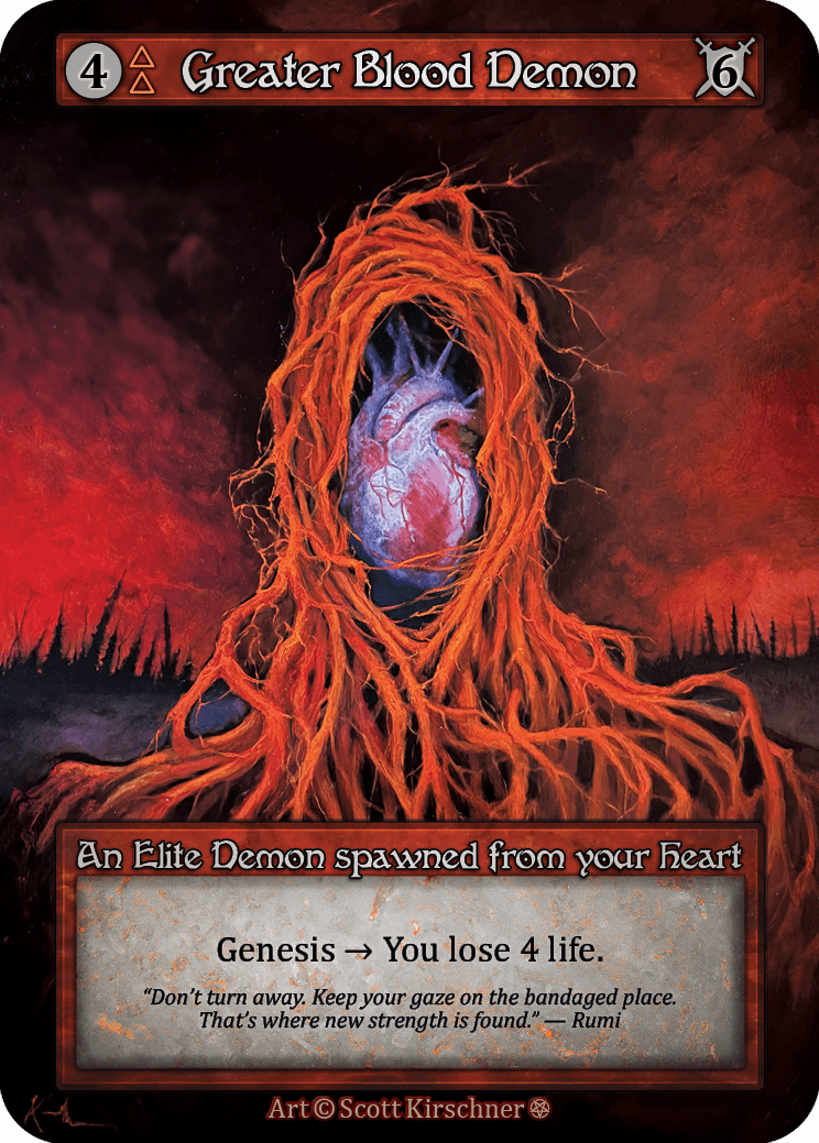 Greater Blood Demon - Gothic - NM