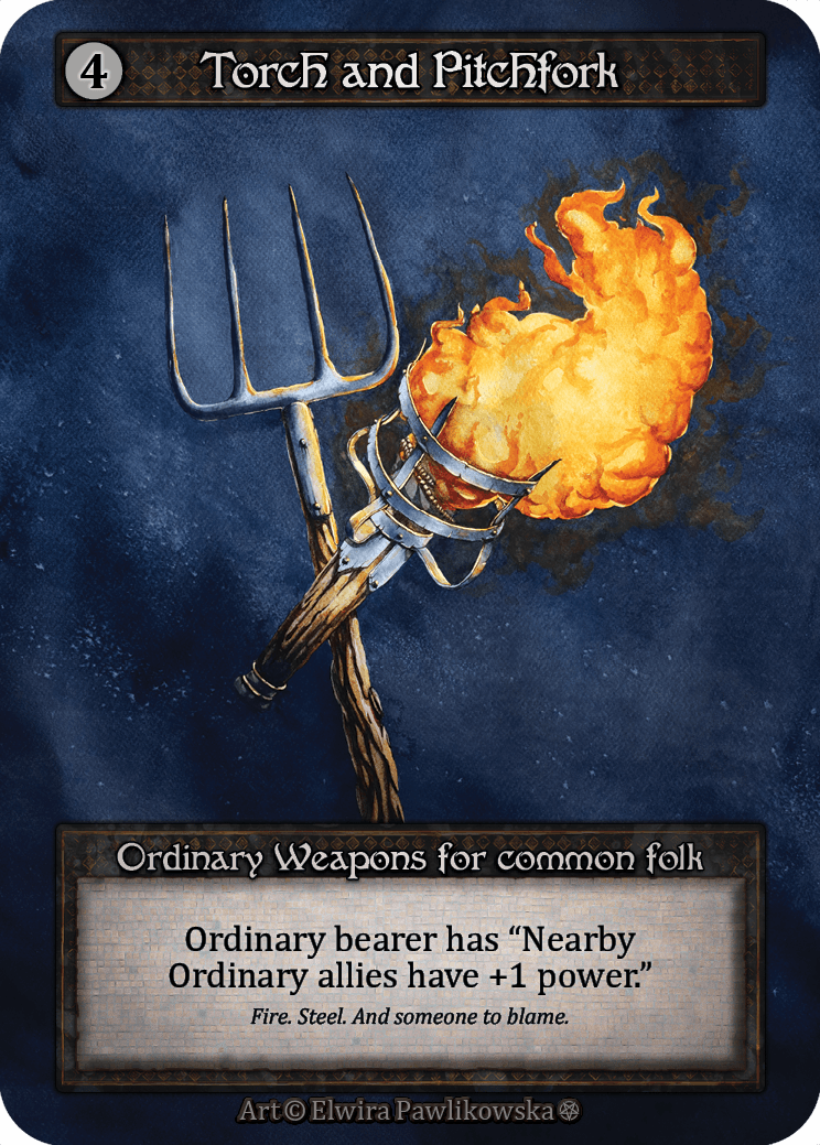 (FOIL) Torch and Pitchfork - Gothic - NM