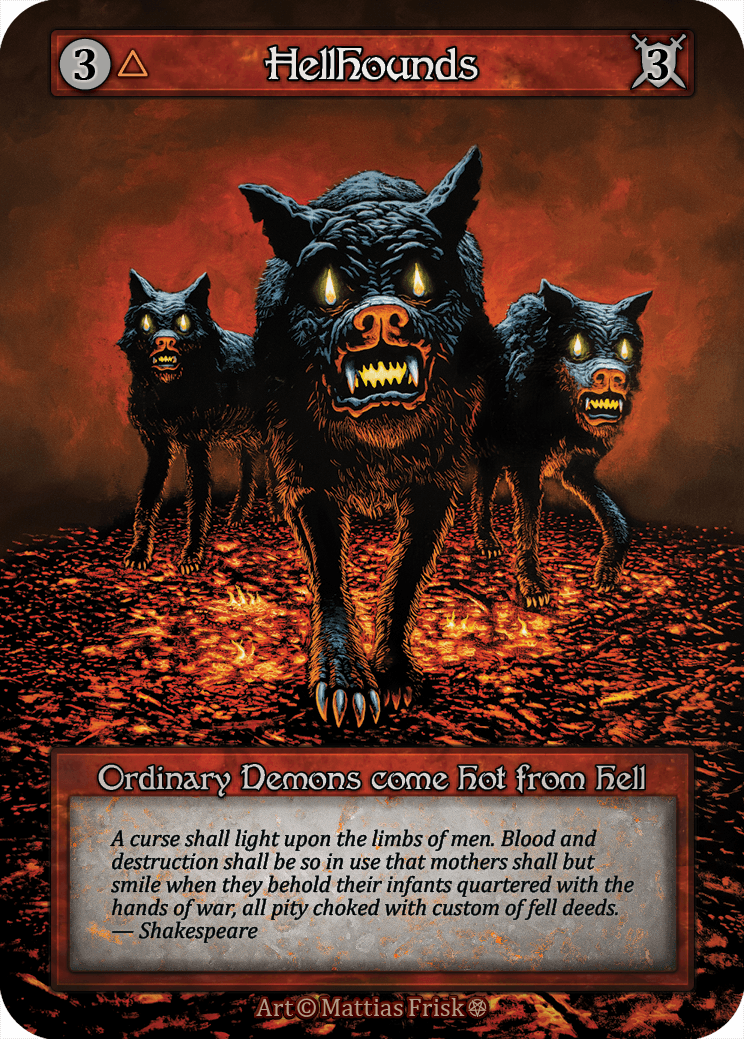 (FOIL) Hellhounds - Gothic - NM