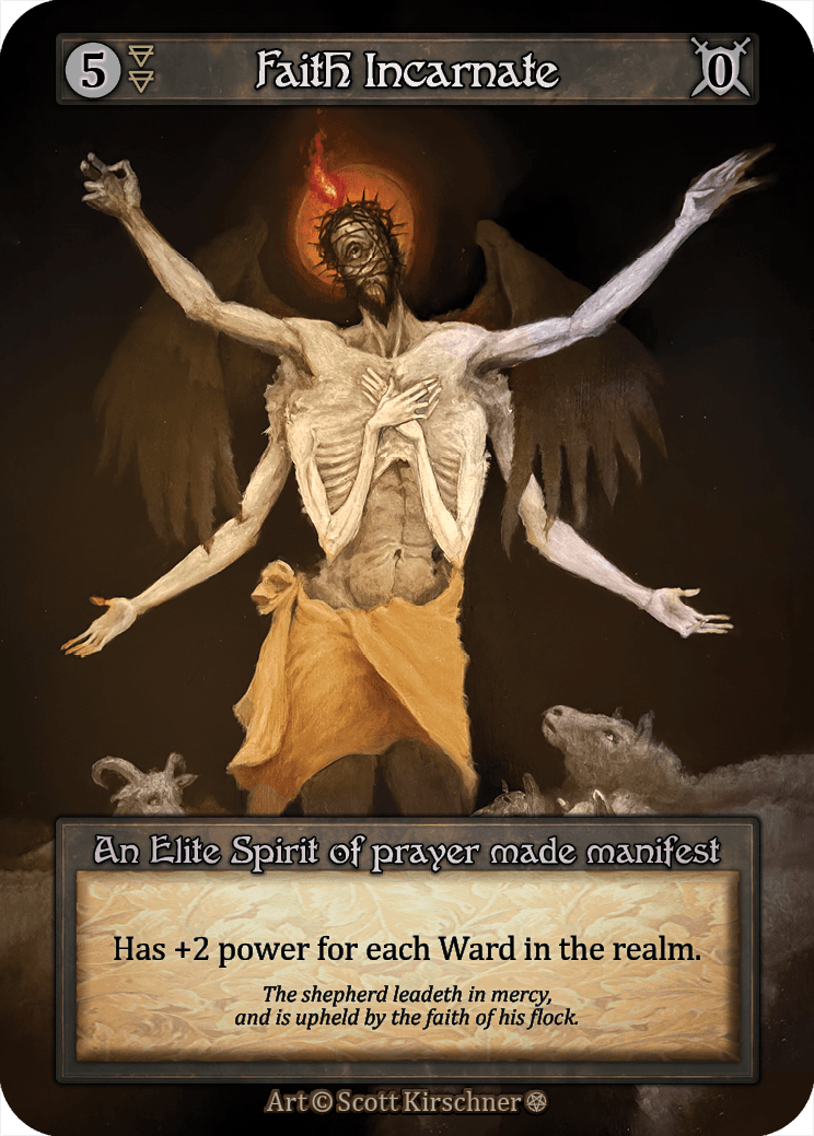 (FOIL) Faith Incarnate - Gothic - NM