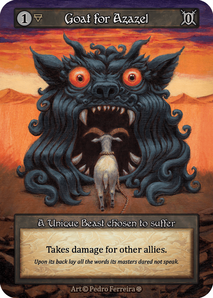 (FOIL) Goat for Azazel - Gothic - NM