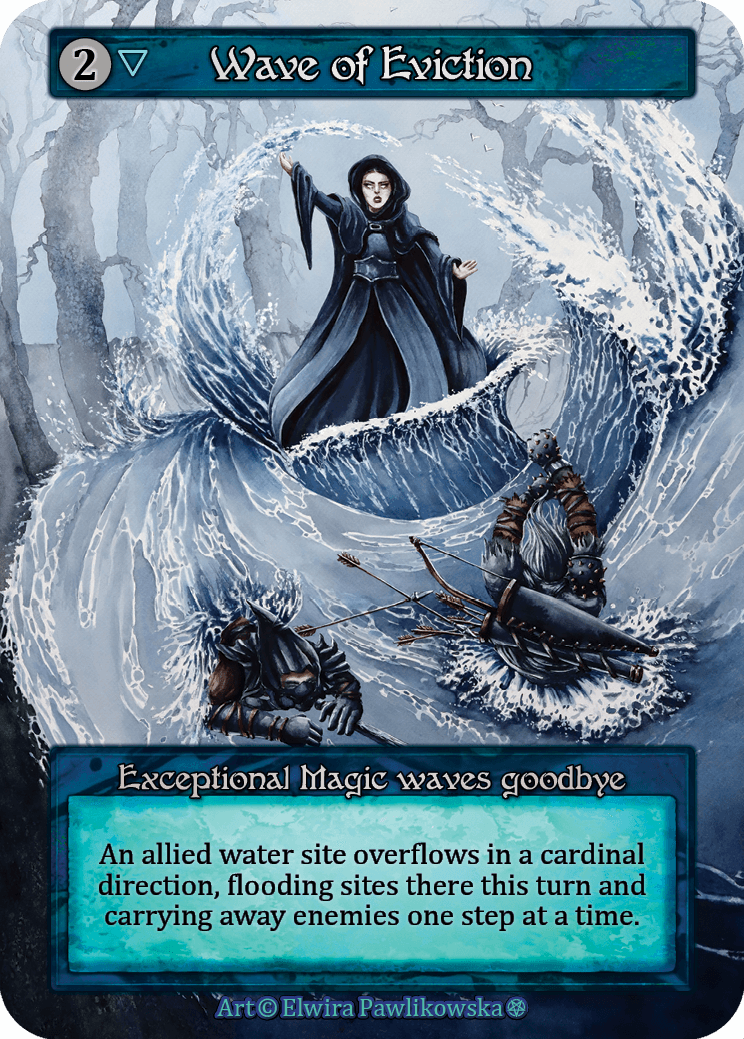 (FOIL) Wave of Eviction - Gothic - NM