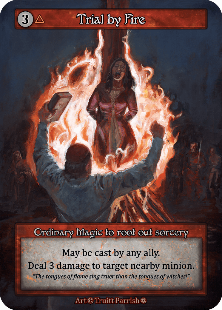 (FOIL) Trial by Fire - Gothic - NM