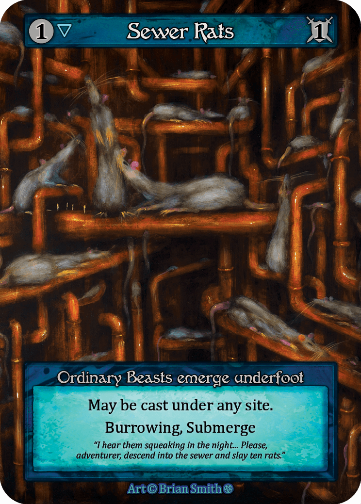 (FOIL) Sewer Rats - Gothic - NM