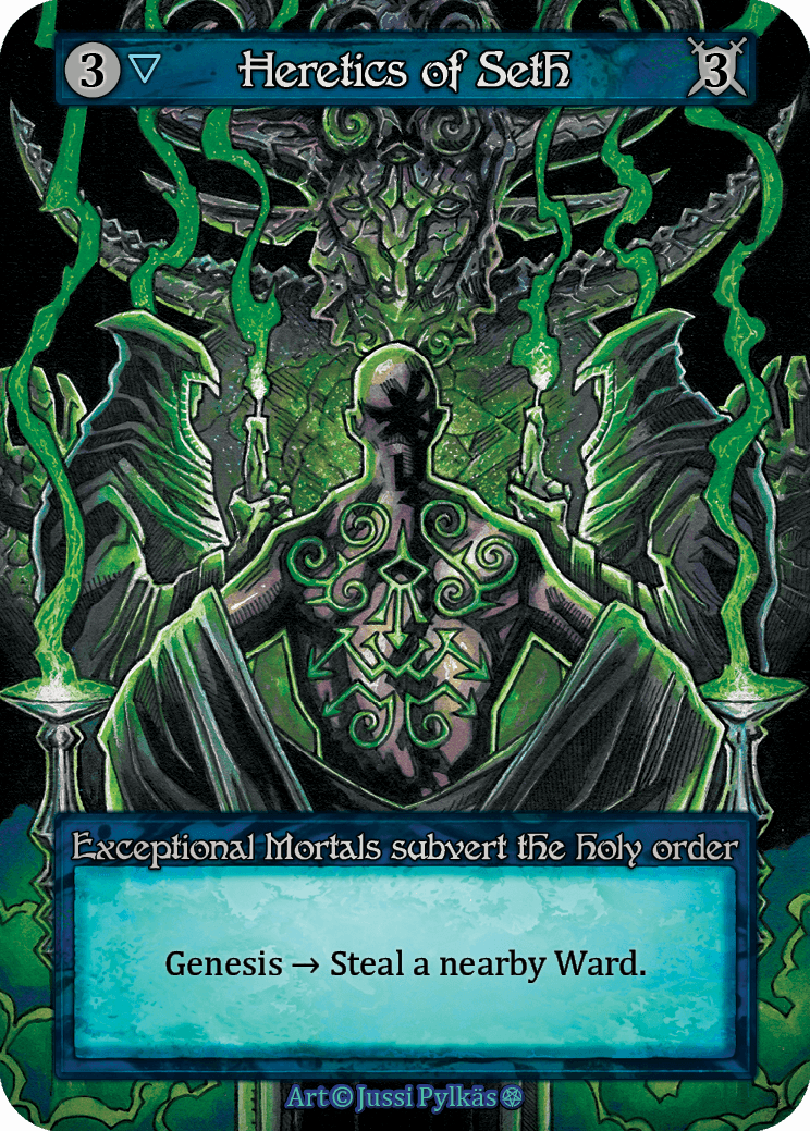 (FOIL) Heretics of Seth - Gothic - NM