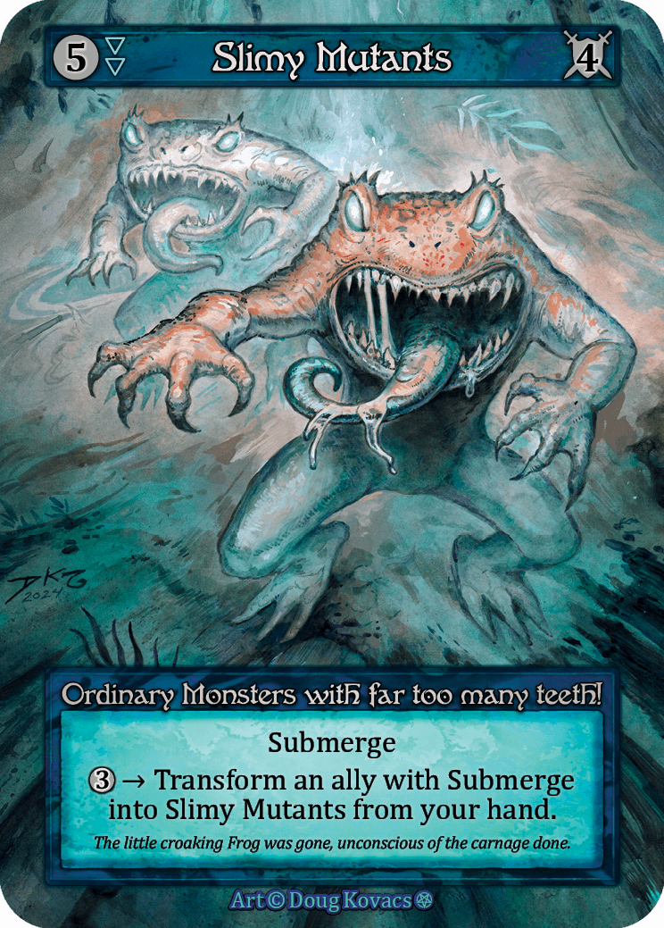 (FOIL) Slimy Mutants - Gothic - NM