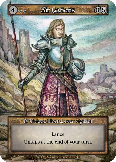 (FOIL) Sir Gaheris - Arthurian Legends - NM