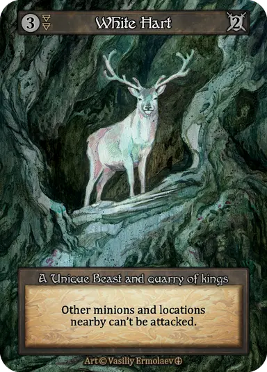 (FOIL) White Hart - Arthurian Legends - NM