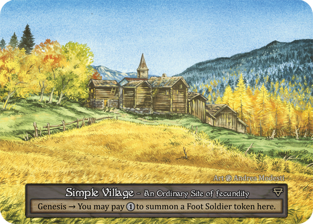 Simple Village - Beta* - NM