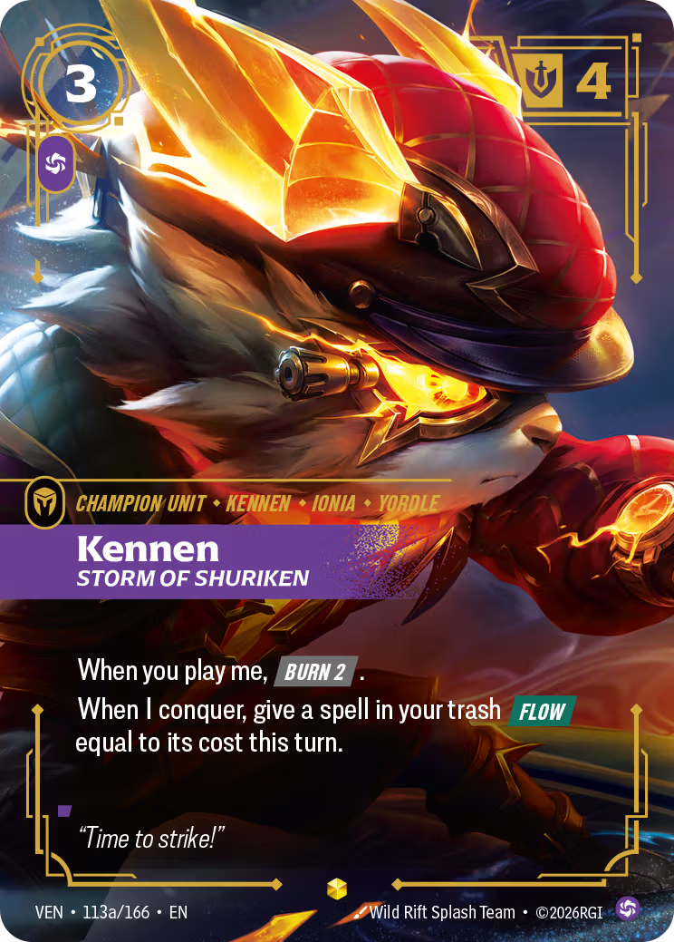 Kennen, Storm of Shuriken [VEN-113a/166] [Vendetta]