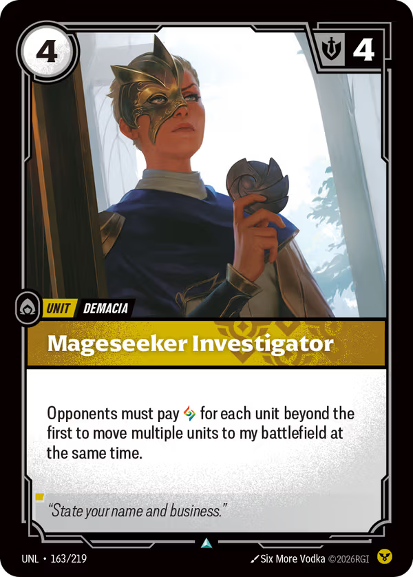 Mageseeker Investigator [UNL-163/219] [Unleashed]