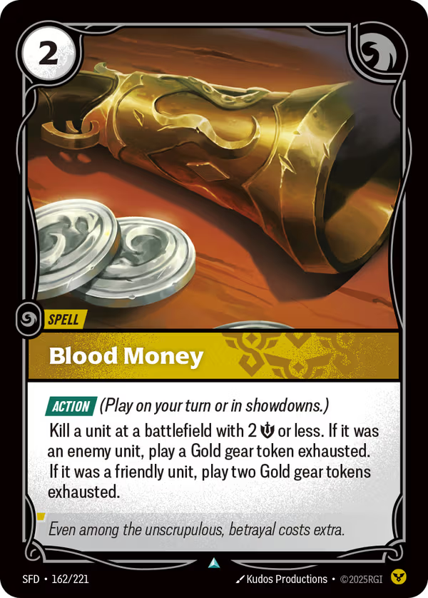 Blood Money [SFD-162/221] [Spiritforged]