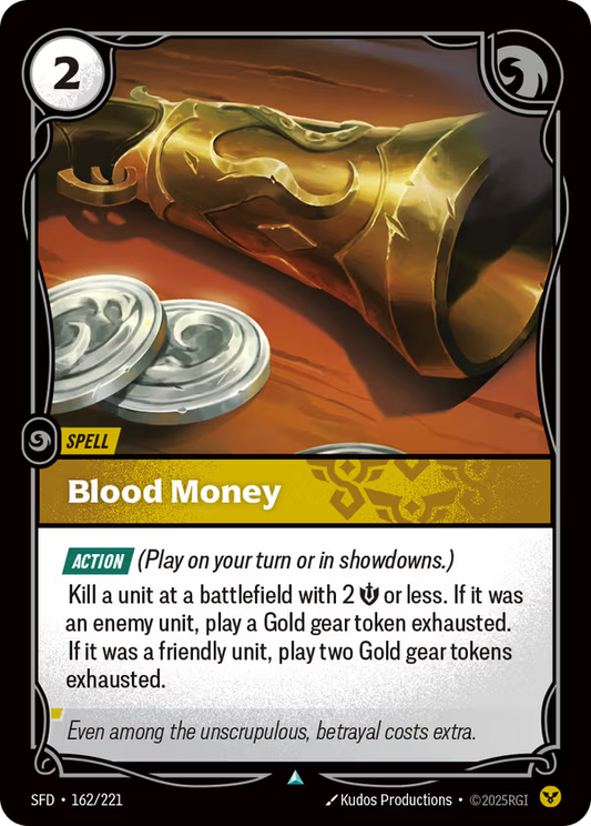 Blood Money [SFD-162/221] [Spiritforged] [Foil]