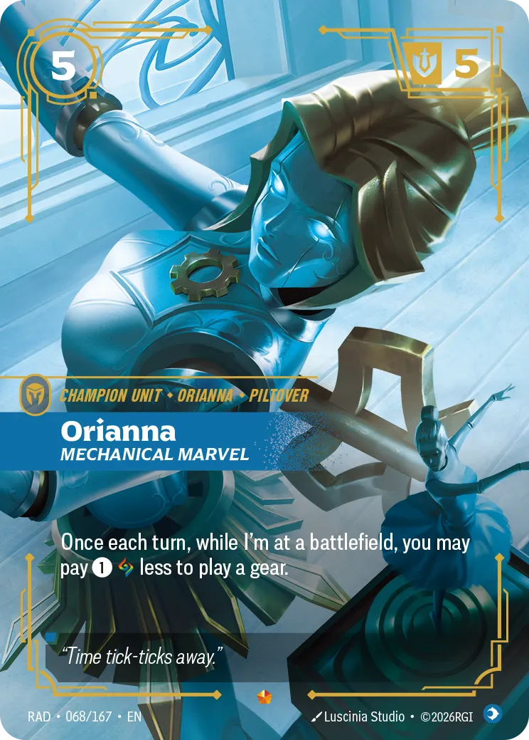Orianna, Mechanical Marvel [RAD-068/167] [Radiance]