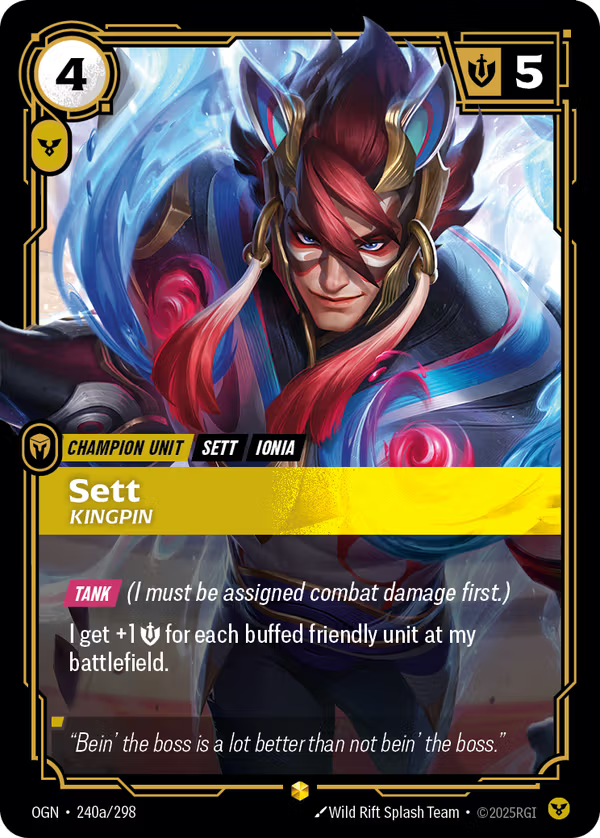 Sett, Kingpin [OGN-240a/298] [Origins]