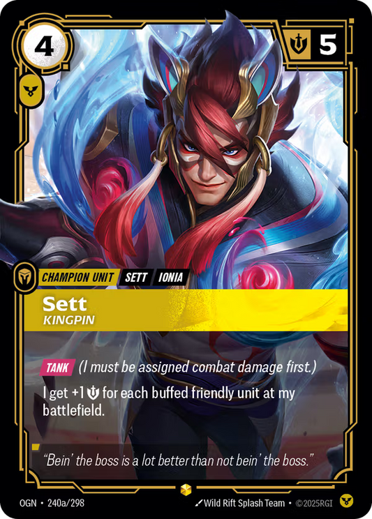 Sett, Kingpin [OGN-240a/298] [Origins]