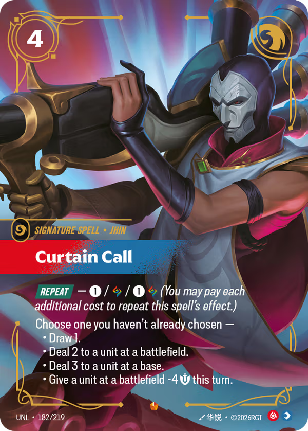 Curtain Call [UNL-182/219] [Unleashed]