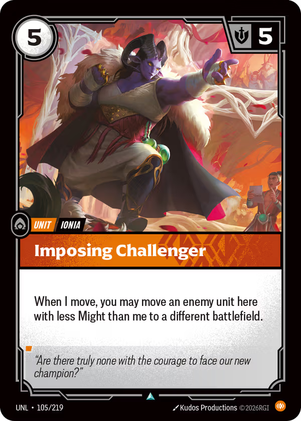 Imposing Challenger [UNL-105/219] [Unleashed]