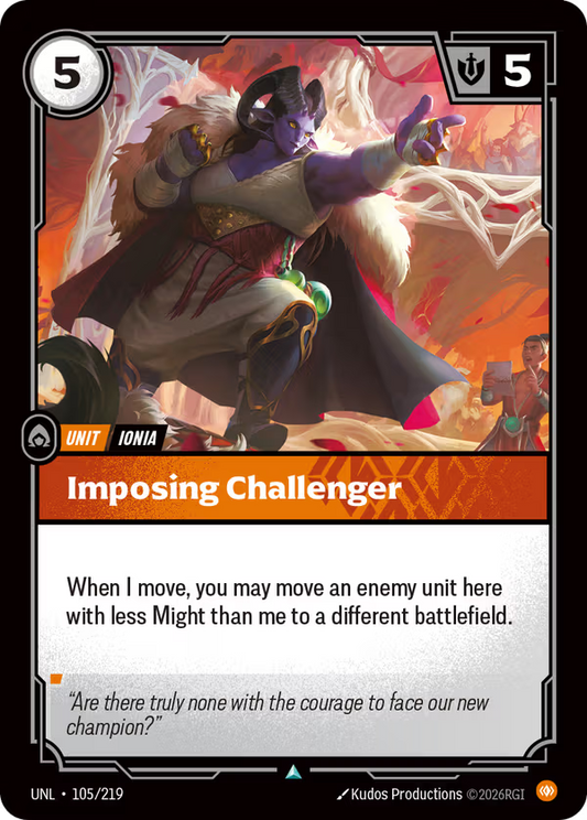 Imposing Challenger [UNL-105/219] [Unleashed] [Foil]