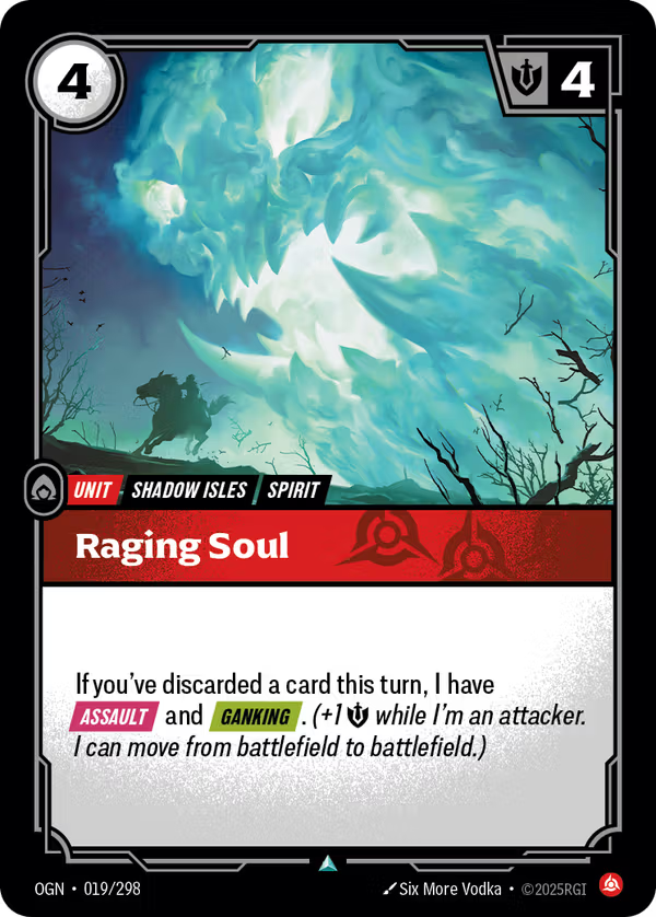 Raging Soul [OGN-019/298] [Origins] [Foil]