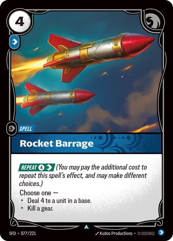 Rocket Barrage [SFD-077/221] [Spiritforged]