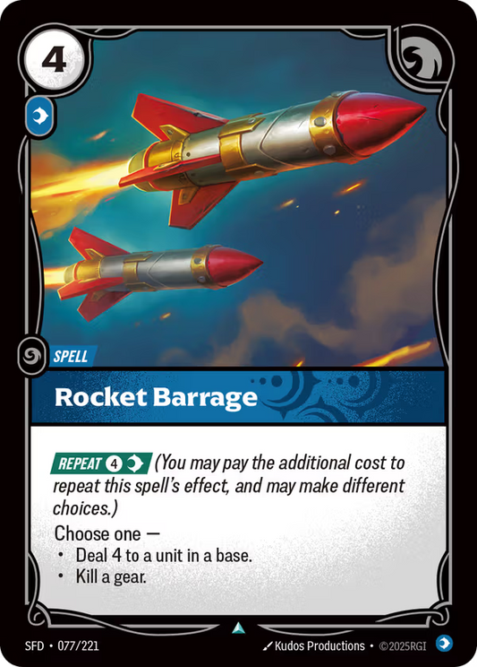 Rocket Barrage [SFD-077/221] [Spiritforged]