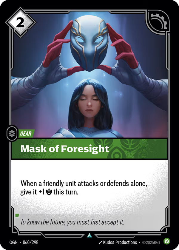 Mask of Foresight [OGN-060/298] [Origins]