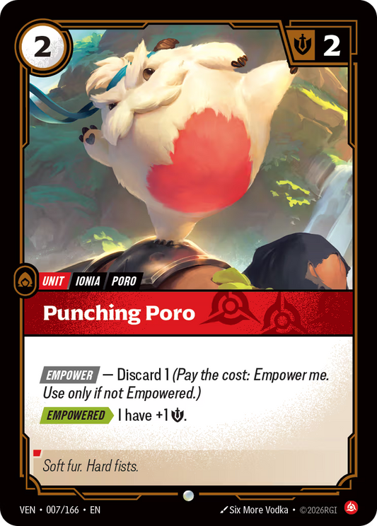 Punching Poro [VEN-007/166] [Vendetta] [Foil]