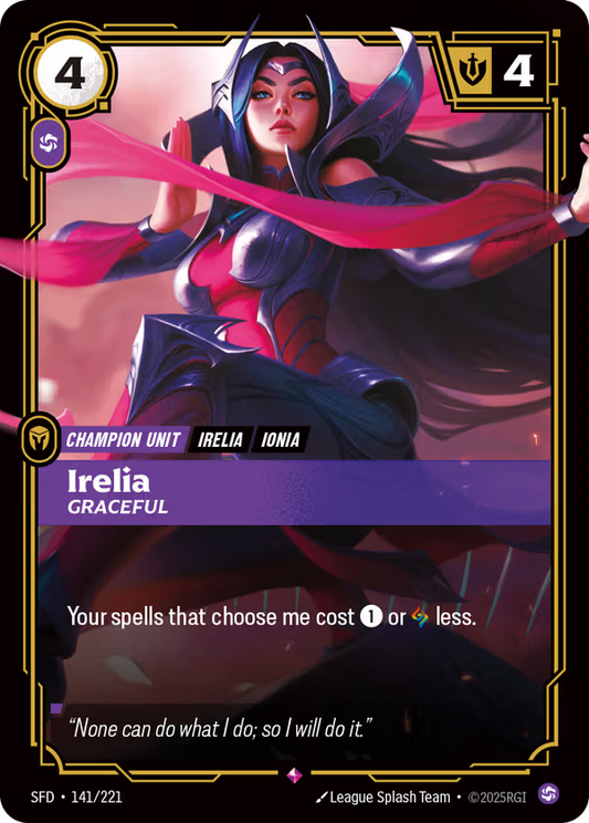 Irelia, Graceful [SFD-141/221] [Spiritforged]