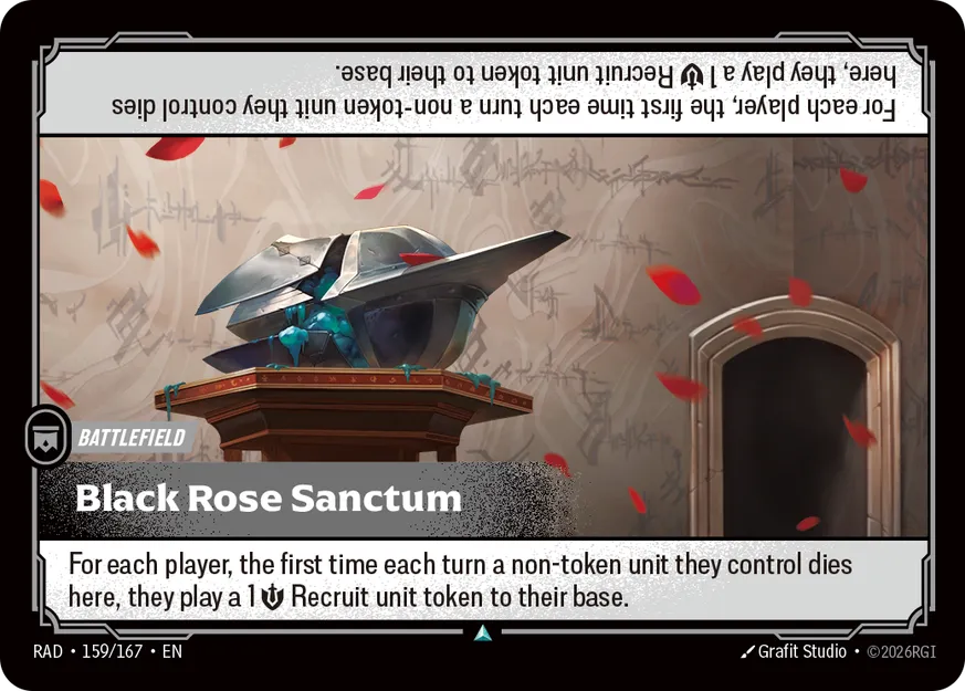 Black Rose Sanctum [RAD-159/167] [Radiance] [Foil]