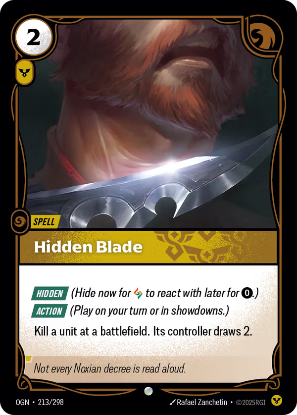 Hidden Blade [OGN-213/298] [Origins]