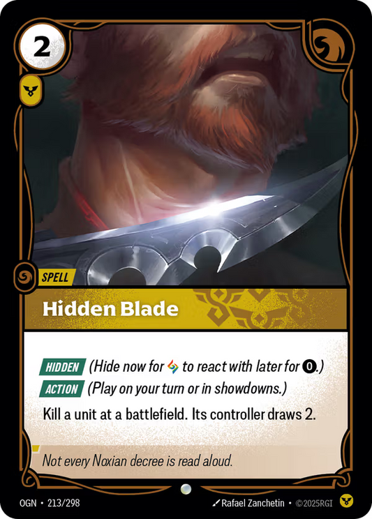 Hidden Blade [OGN-213/298] [Origins]