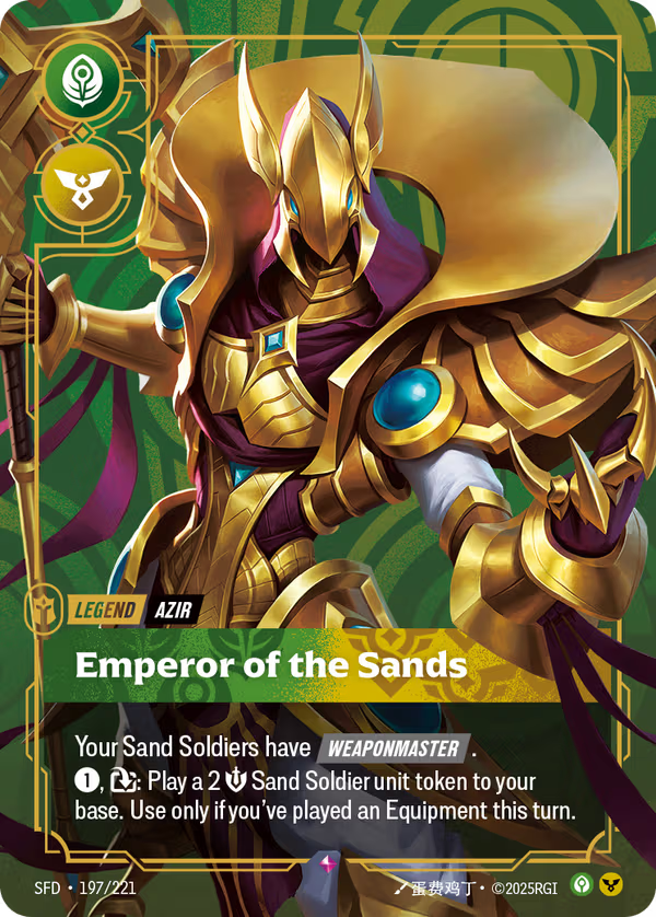 Emperor of the Sands [SFD-197/221] [Spiritforged]
